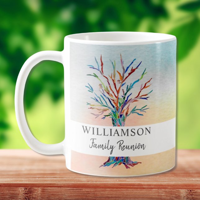 Personalisierte Wiedersehen Family Tree Kaffee Tas Kaffeetasse (Von Creator hochgeladen)