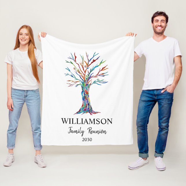 Personalisierte Wiedersehen Fleece Blanket (Beispiel)