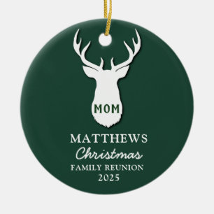 Personalisierte Wiedersehen-Mama für Weihnachtslie Keramik Ornament