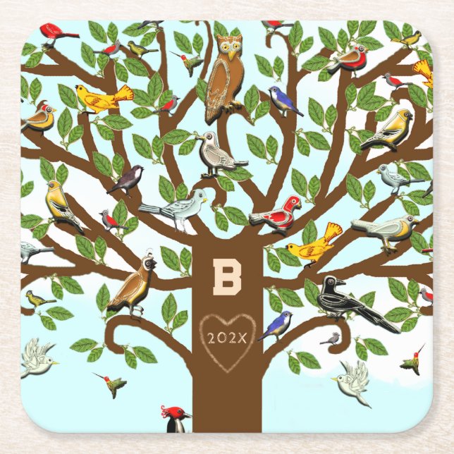 Personalisierte Wiedersehen Rechteckiger Pappuntersetzer (Vorderseite)