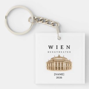 Personalisierte Wien Burgtheater   Name & Jahr Schlüsselanhänger