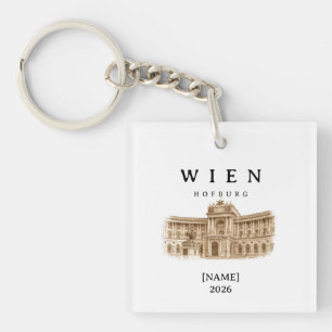 Personalisierte Wien Hofburg   Name & Jahr Schlüsselanhänger