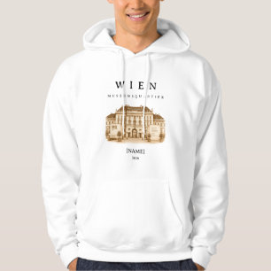Personalisierte Wien Museumsquartier Name & Jahr Hoodie
