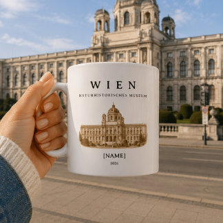 Personalisierte Wien Naturhistorisches Museum Kaffeetasse