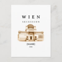 Personalisierte Wien Secession | Name & Jahr