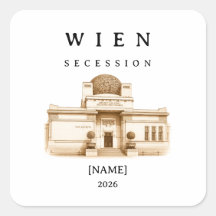 Personalisierte Wien Secession | Name & Jahr