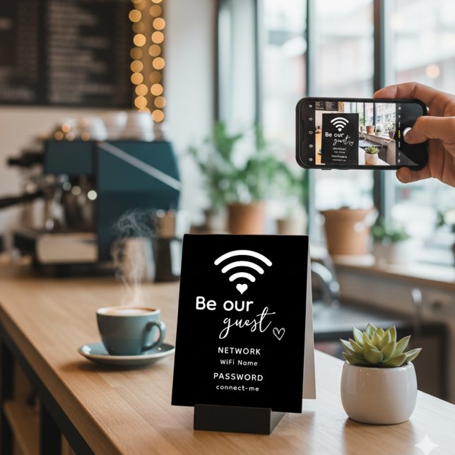 Personalisierte Wifi-Wohngestaltung Neue Zuhause-G Sockelschild (Von Creator hochgeladen)