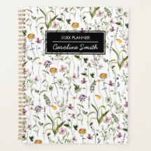 Personalisierte Wildblume Garten Blumenmuster