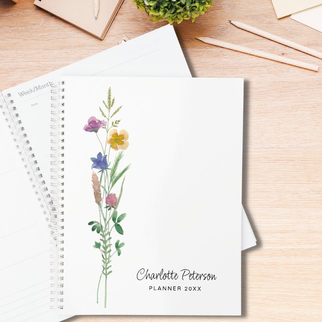 Personalisierte Wildblumen Planer (Von Creator hochgeladen)