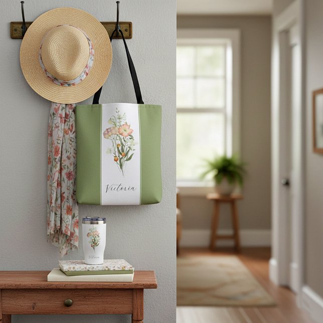 Personalisierte Wildblumen-Tasche (Von Creator hochgeladen)