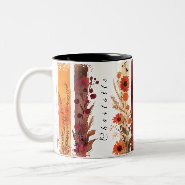 PERSONALISIERTE WILDBLUMEN TASSE 5 (Links)
