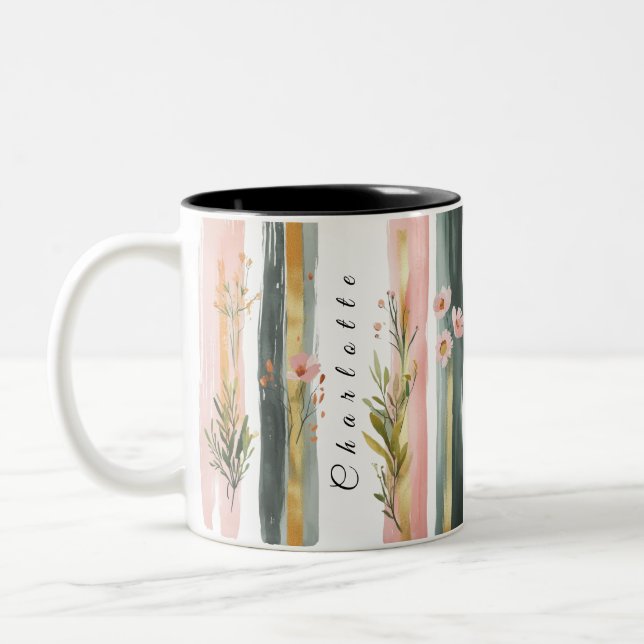 PERSONALISIERTE WILDBLUMEN TASSE 7 (Links)