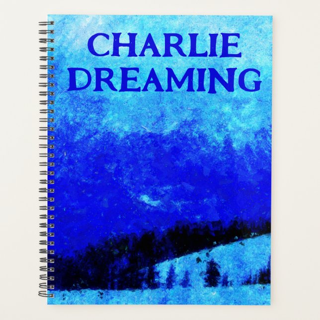 Personalisierte Winterlandschaft Planer (Vorderseite)