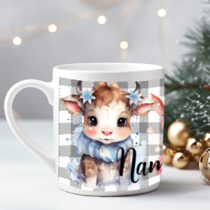 Personalisierte Winterlandtiere Jumbo-Tasse