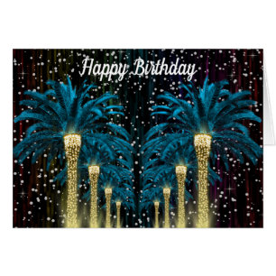 Personalisierte Winterpalmen zum Geburtstag
