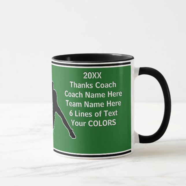 Personalisierte Wrestling-Trainer-Geschenke, TEXT, Tasse (Rechts)