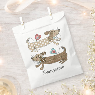 Personalisierte Wurst Hunde Dackel Geschenktütchen