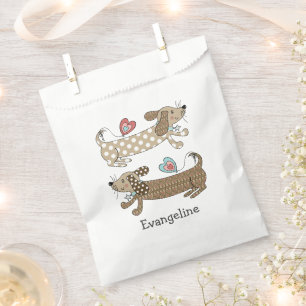 Personalisierte Wurst Hunde Dackel Geschenktütchen