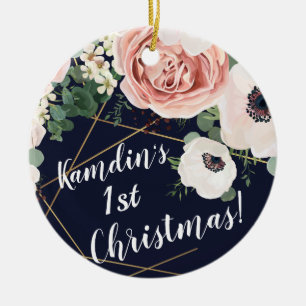 Personalisierte XMAS Ornament Geometric Garden Nav