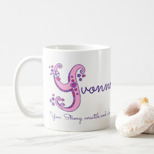 Personalisierte Y Monogramm-Tasse Tasse
