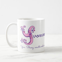 Personalisierte Y Monogramm-Tasse Tasse