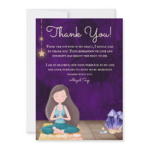 Personalisierte Yoga Girl Meditation und Kristallw