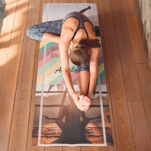 Personalisierte Yoga Lover Lehrerin Mama Frauen Ge Yogamatte