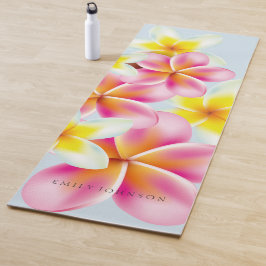 Personalisierte Yoga-Mattetropische Yogamatte