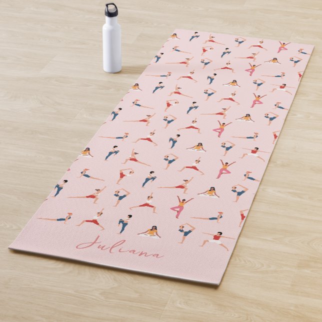 Personalisierte Yoga-Posen Yoga-Mat Yogamatte (Beispiel)