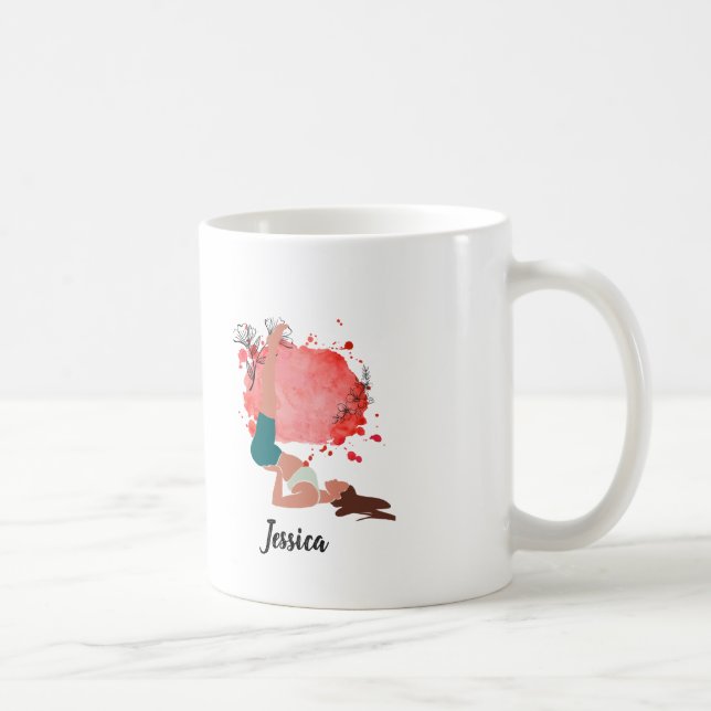 Personalisierte Yoga-Tasse, Tasse zu inspirierende (Rechts)