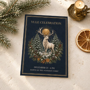 Personalisierte Yule-Wintersonnenwende-Einladung Einladung