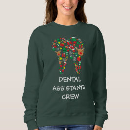 Personalisierte Zahnärzte Weihnachten Crew Sweatshirt