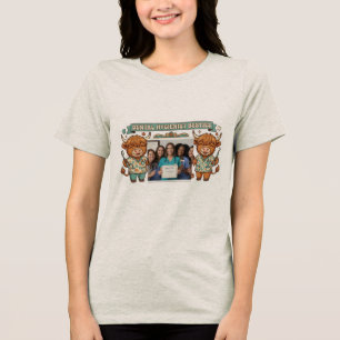 Personalisierte Zahnarzthelferin-Beste-Freundinnen Tri-Blend Shirt