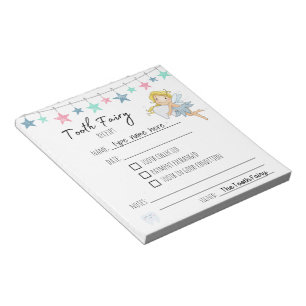 Personalisierte Zahnseidenmatte — Gender Neutral N Notizblock
