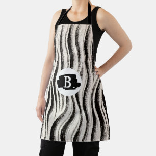 Personalisierte Zebra Stripe Schürze