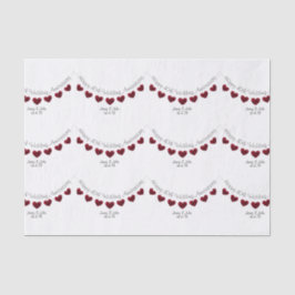 personalisierte Zeitung zum 40. Geburtstag der Rub Seidenpapier