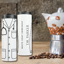 Personalisierte Zeremonie des neuen Arztes Thermosbecher