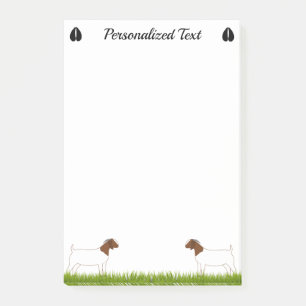 Personalisierte Ziegenfarm Post-it Klebezettel