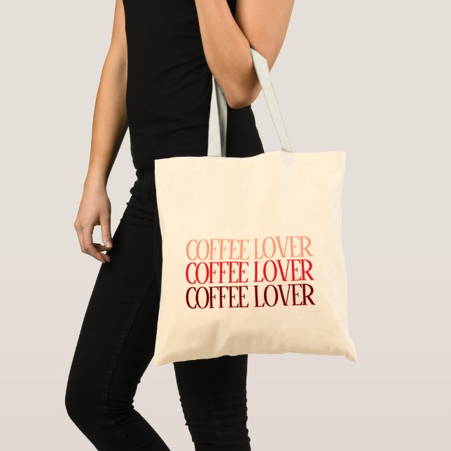 Personalisierte Zitate Niedlich Einfache Kaffeedec Tragetasche (Vorderseite (Produkt))