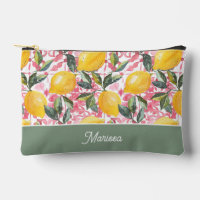 Personalisierte Zitronen-Accessoire-Tasche
