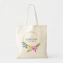 Personalisierte Zitronen-Blumen-Tragetasche