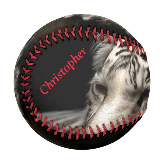 Personalisierte Zollabfertigung Baseball/Tiger Baseball (Vorderseite Links)