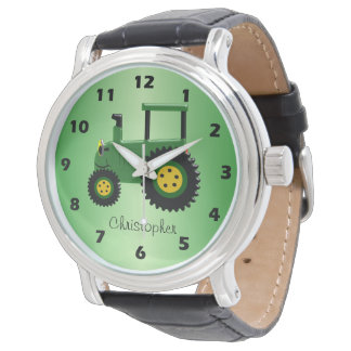 Personalisierte Zugmaschine Armbanduhr