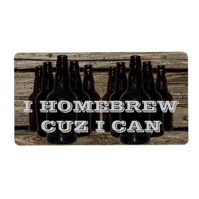 Personalisierte Zuhause Brewing Beer Brewer's Labe (Vorne)