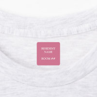 Personalisierte Zuhause mit rosa Farbstift auf den