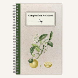 Personalisierte Zusammensetzung der handgezogenen  Notizbuch