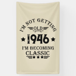 Personalisierten achtzig Vintage 80. Geburtstagspa Banner