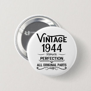 Personalisierten achtzig Vintage 80. Geburtstagspa Button