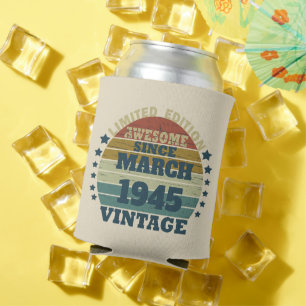 Personalisierten achtzig Vintage 80. Geburtstagspa Dosenkühler