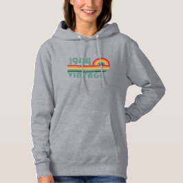Personalisierten achtzig Vintage 80. Geburtstagspa Hoodie